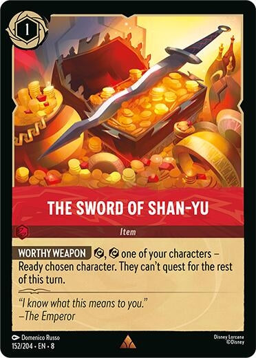 Image for The Sword of Shan Yu (152/204) (Reign of Jafar) (8) - Disney Lorcana