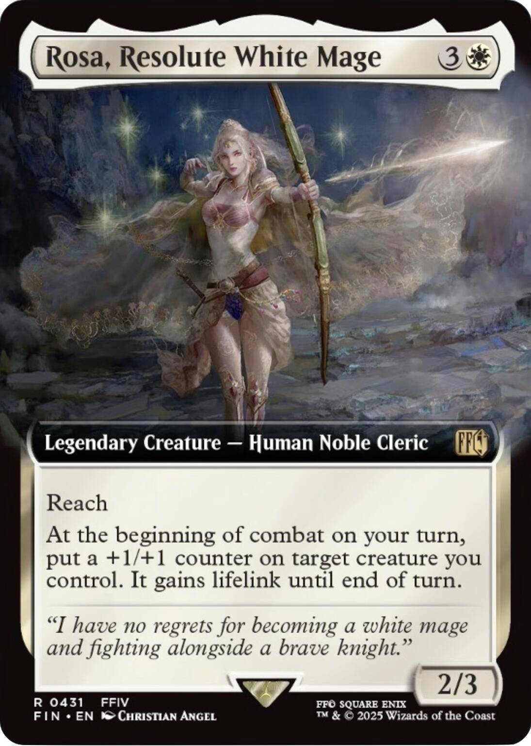 Rosa, Resolute White Mage (Extended Art) (431) (FINAL FANTASY) - PokeBox USA