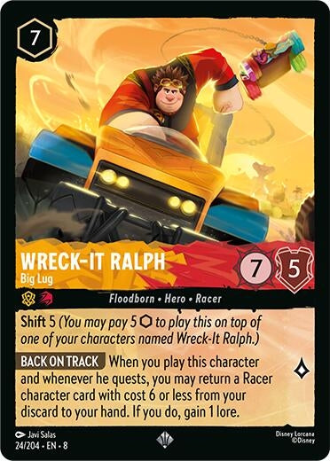 Image for Wreck-It Ralph - Big Lug (24/204) (Reign of Jafar) (8) - Disney Lorcana