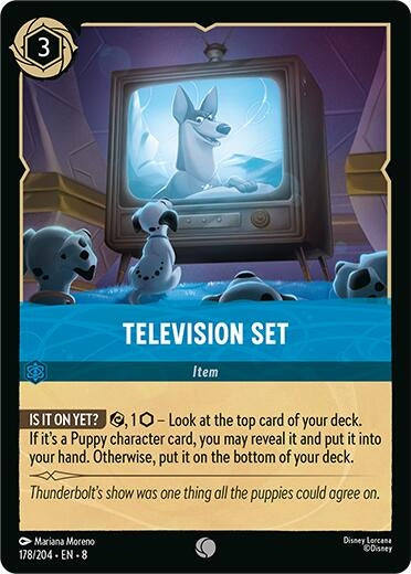 Image for Television Set (178/204) (Reign of Jafar) (8) - Disney Lorcana