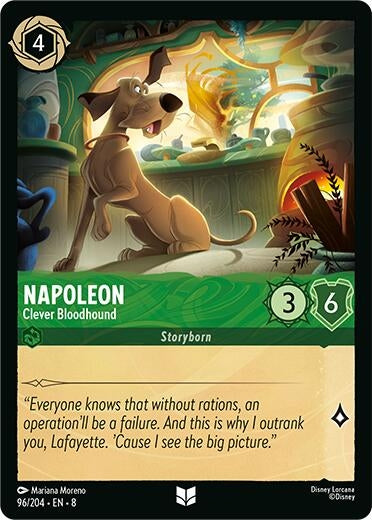 Image for Napoleon - Clever Bloodhound (96/204) (Reign of Jafar) (8) - Disney Lorcana