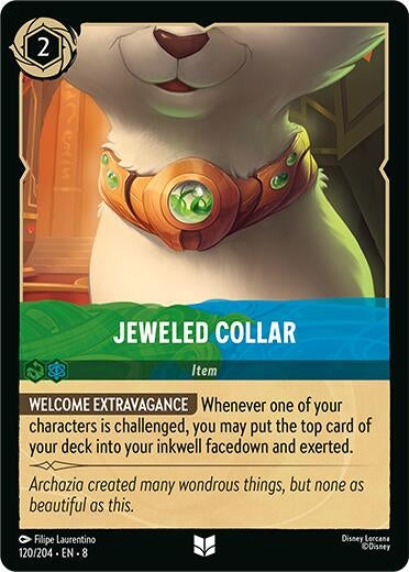 Image for Jeweled Collar (120/204) (Reign of Jafar) (8) - Disney Lorcana