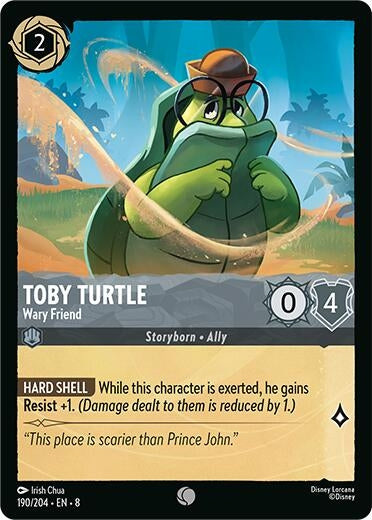 Image for Toby Turtle - Wary Friend (190/204) (Reign of Jafar) (8) - Disney Lorcana