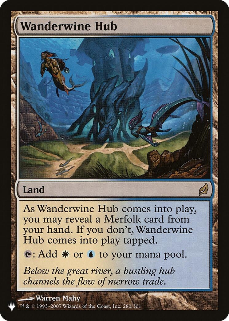 Wanderwine Hub (280/301) (The List Reprints)