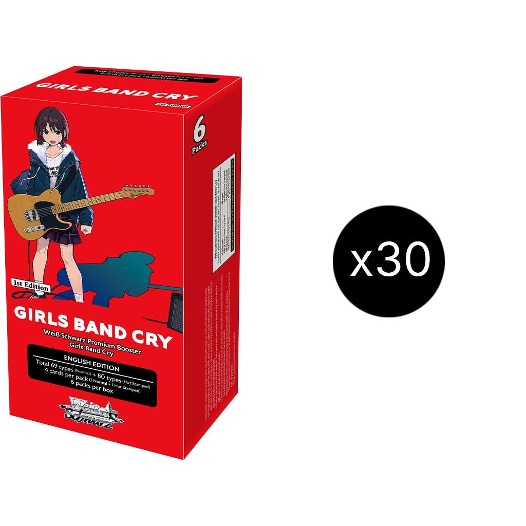 Image for Girls Band Cry Premium Booster Box Case - Weiss Schwarz
