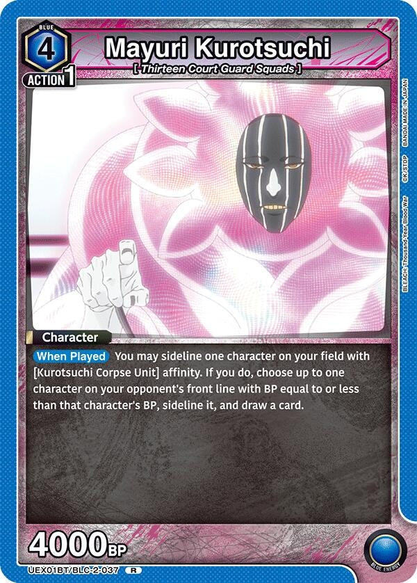Image for Mayuri Kurotsuchi (037) (UEX01BT/BLC-2-037) (UEX01BT: BLEACH: Thousand-Year Blood War Vol.2) (UEX01BT) - Union Arena