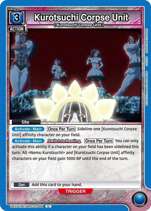 Image for Kurotsuchi Corpse Unit (UEX01BT/BLC-2-044) (UEX01BT: BLEACH: Thousand-Year Blood War Vol.2) (UEX01BT) - Union Arena