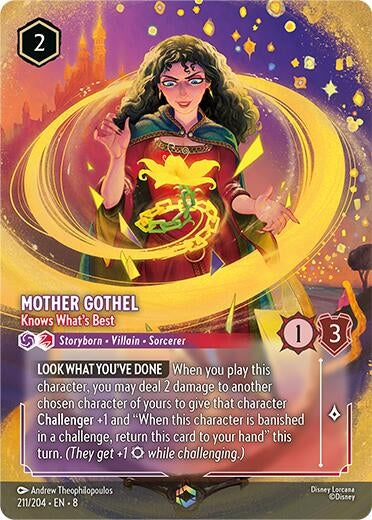 Image for Mother Gothel - Knows What's Best (Enchanted) (211/204) (Reign of Jafar) (8) - Disney Lorcana