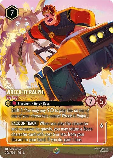 Image for Wreck-It Ralph - Big Lug (Enchanted) (206/204) (Reign of Jafar) (8) - Disney Lorcana