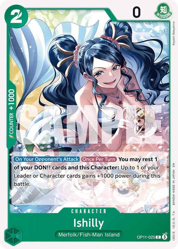 Image for Ishilly (OP11-025) (A Fist of Divine Speed) (OP11) - One Piece Card Game