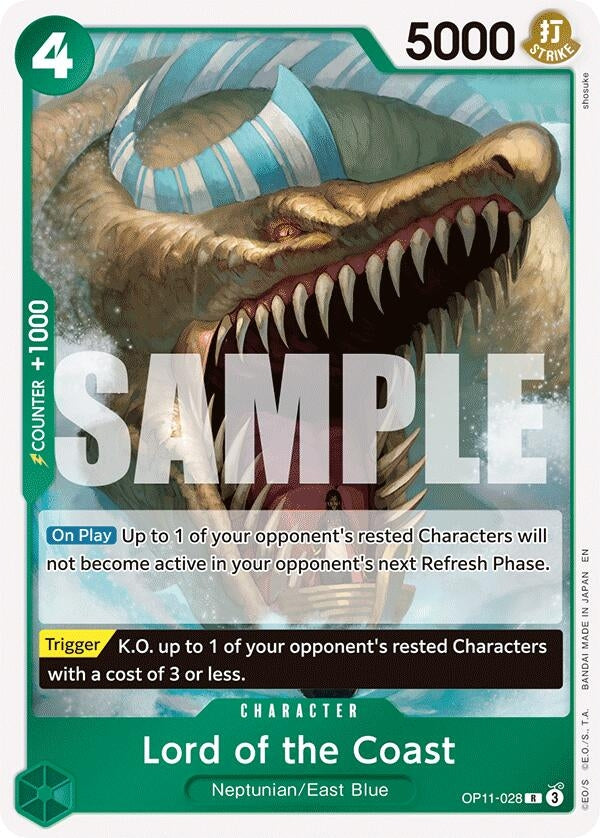 Image for Lord of the Coast (OP11-028) (A Fist of Divine Speed) (OP11) - One Piece Card Game