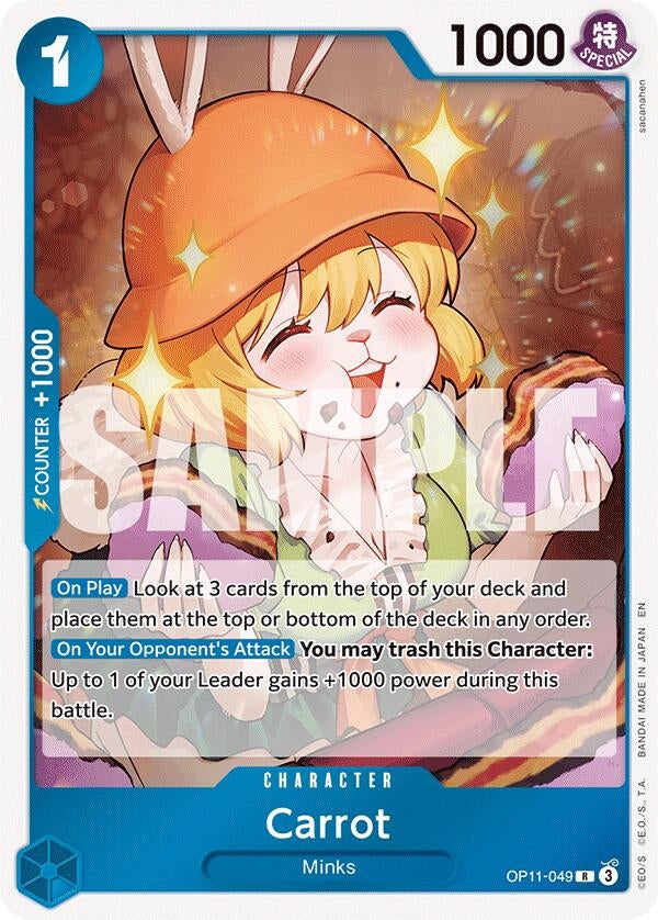 Image for Carrot (OP11-049) (A Fist of Divine Speed) (OP11) - One Piece Card Game