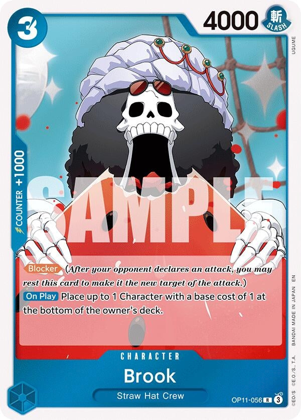 Image for Brook (OP11-056) (A Fist of Divine Speed) (OP11) - One Piece Card Game