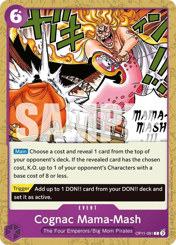 Image for Cognac Mama-Mash (OP11-081) (A Fist of Divine Speed) (OP11) - One Piece Card Game
