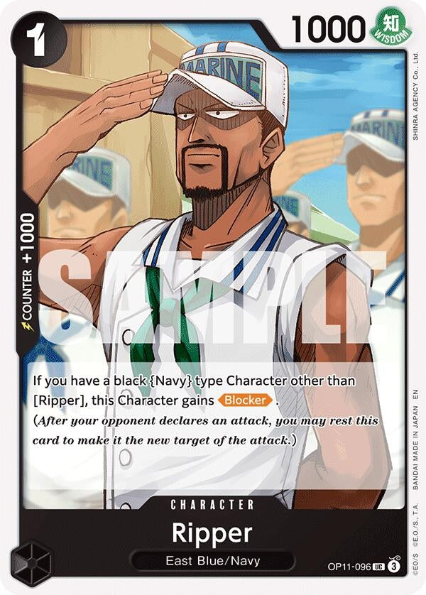 Image for Ripper (OP11-096) (A Fist of Divine Speed) (OP11) - One Piece Card Game