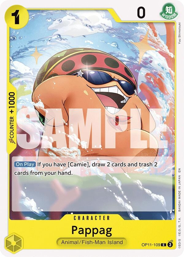 Image for Pappag (OP11-109) (A Fist of Divine Speed) (OP11) - One Piece Card Game