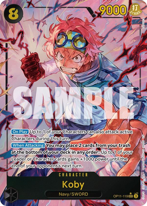 Image for Koby (119) (Alternate Art) (OP11-119) (A Fist of Divine Speed) (OP11) - One Piece Card Game