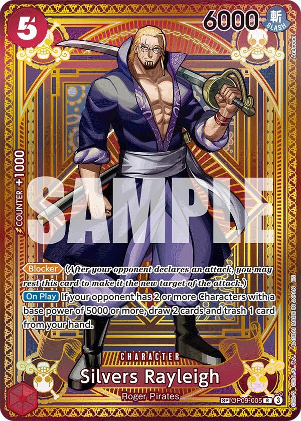 Image for Silvers Rayleigh (SP) (OP09-005) (A Fist of Divine Speed) (OP11) - One Piece Card Game