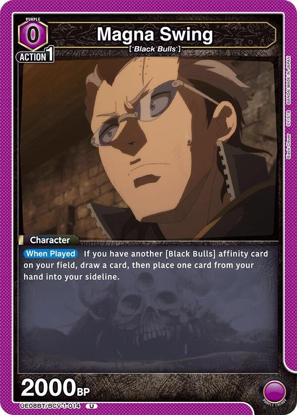 Image for Magna Swing (UE08BT/BCV-1-014) (UE08BT: Black Clover) (UE08BT) - Union Arena