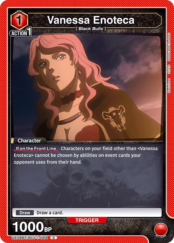 Image for Vanessa Enoteca (084) (UE08BT/BCV-1-084) (UE08BT: Black Clover) (UE08BT) - Union Arena