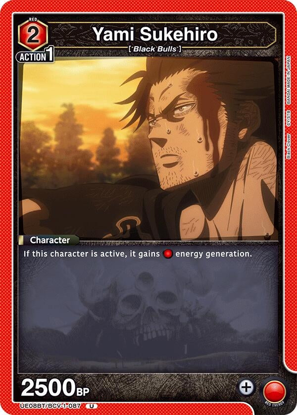Image for Yami Sukehiro (087) (UE08BT/BCV-1-087) (UE08BT: Black Clover) (UE08BT) - Union Arena