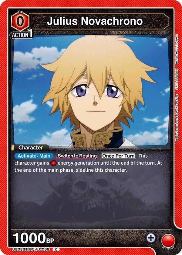 Image for Julius Novachrono (UE08ST/BCV-1-068) (UE08ST: Black Clover Starter Deck) (UE08ST) - Union Arena