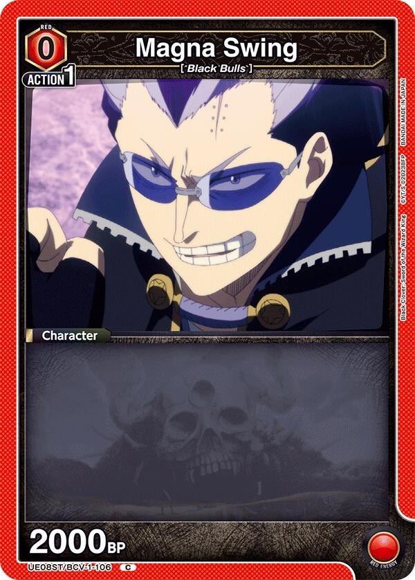 Image for Magna Swing (UE08ST/BCV-1-106) (UE08ST: Black Clover Starter Deck) (UE08ST) - Union Arena