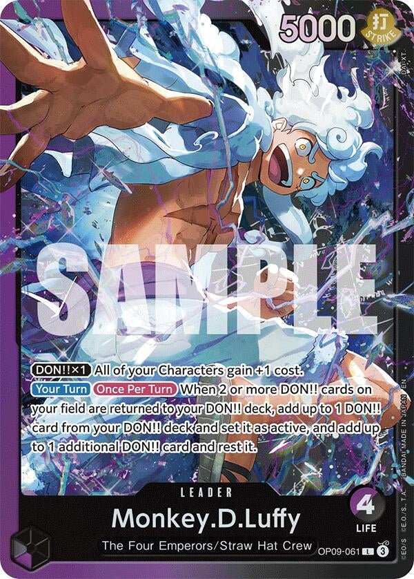 Image for Monkey.D.Luffy (OP09-061) (OP09-061) (Starter Deck 26: PURPLE/BLACK Monkey.D.Luffy) (ST-26) - One Piece Card Game