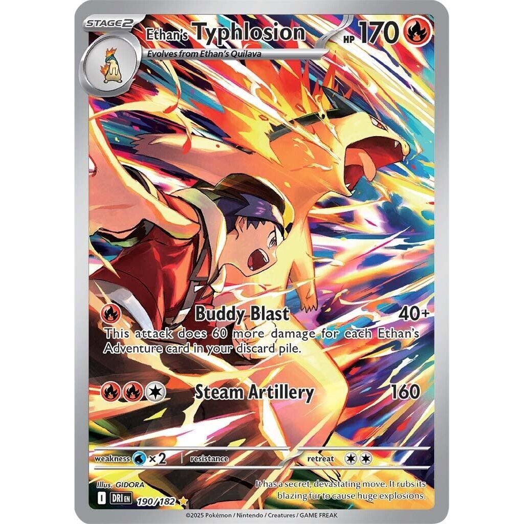 Image for Ethan's Typhlosion (190/182) (SV10: Destined Rivals) - Pokemon