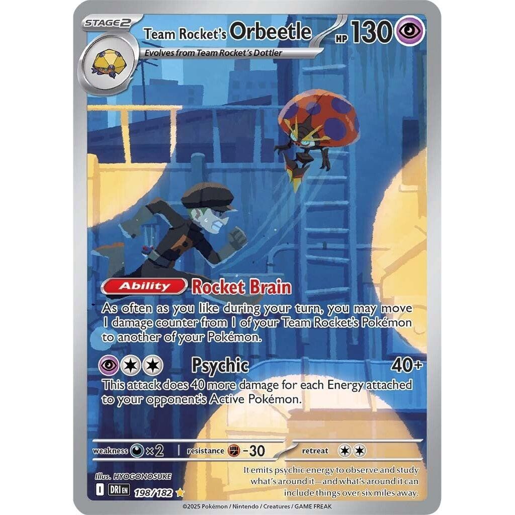 Team Rocket's Orbeetle (198/182) (SV10: Destined Rivals) - PokeBox USA