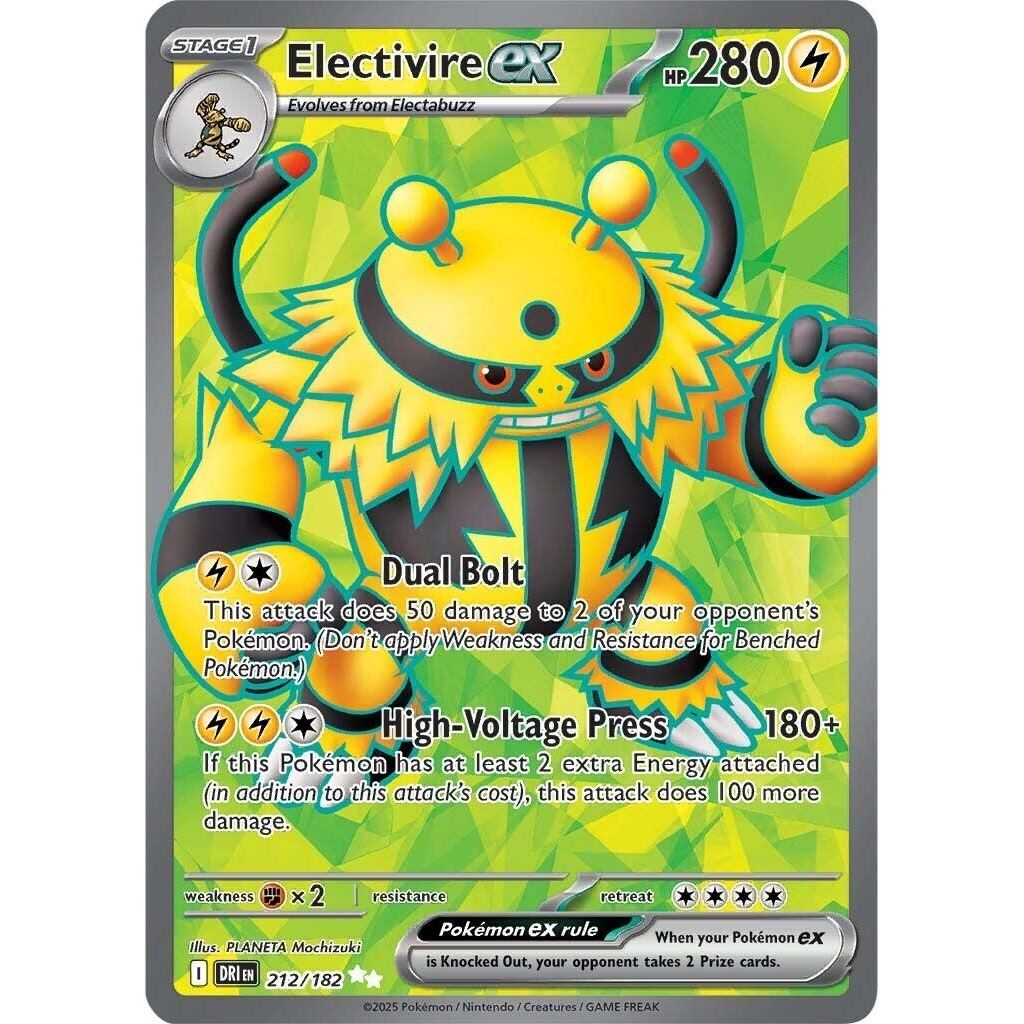 Electivire ex (212/182) (SV10: Destined Rivals) - PokeBox USA