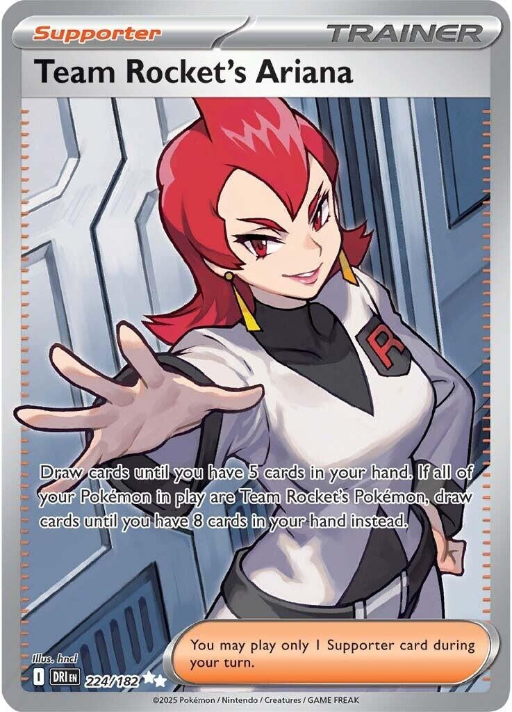 Team Rocket's Ariana (224/182) (SV10: Destined Rivals) - PokeBox USA