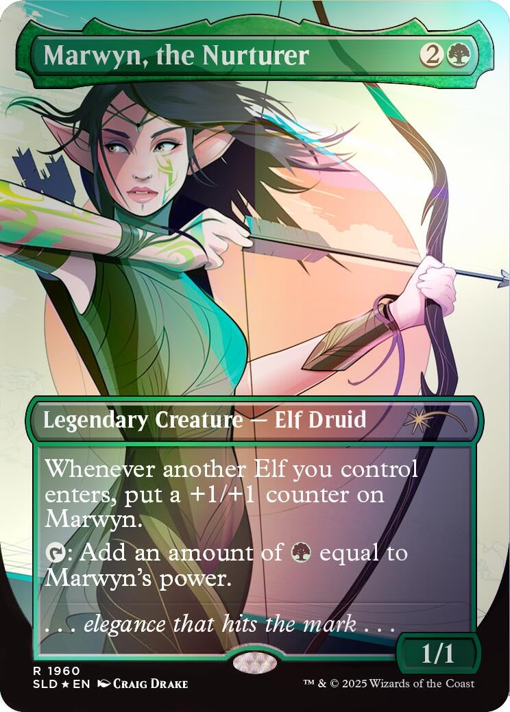 Marwyn, the Nurturer (Rainbow Foil) (1960) (Secret Lair Drop Series)