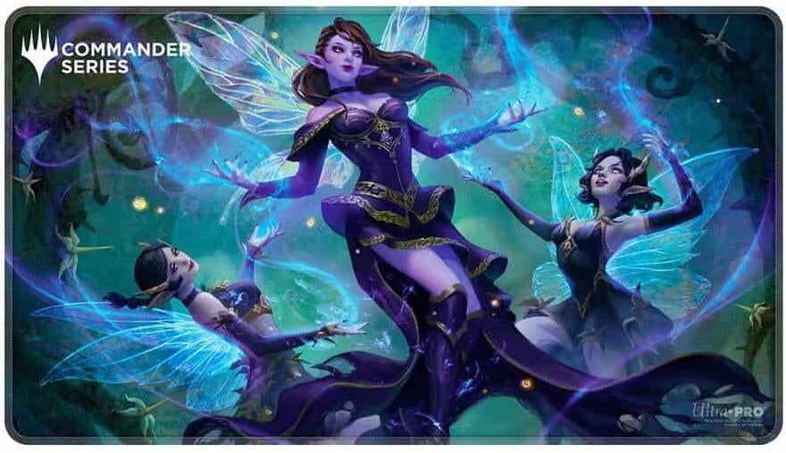Image for Commander Series 8 (Fan Vote 3) Stitched Edge Playmat for Magic: The Gathering - Alela - Playmats