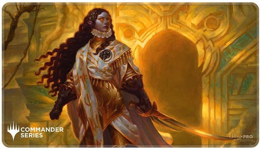 Image for Commander Series 8 (Fan Vote 3) Stitched Edge Playmat for Magic: The Gathering - Elenda the Dusk Rose - Playmats