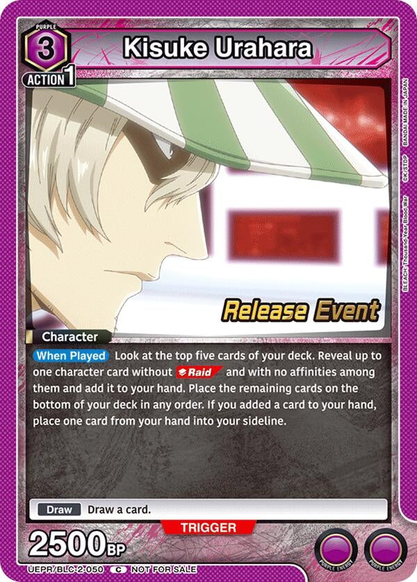 Image for Kisuke Urahara (050) (UEPR/BLC-2-050) (UEX01BT: BLEACH: Thousand-Year Blood War Vol.2 Release Event Cards) (UEX01BT_RE) - Union Arena