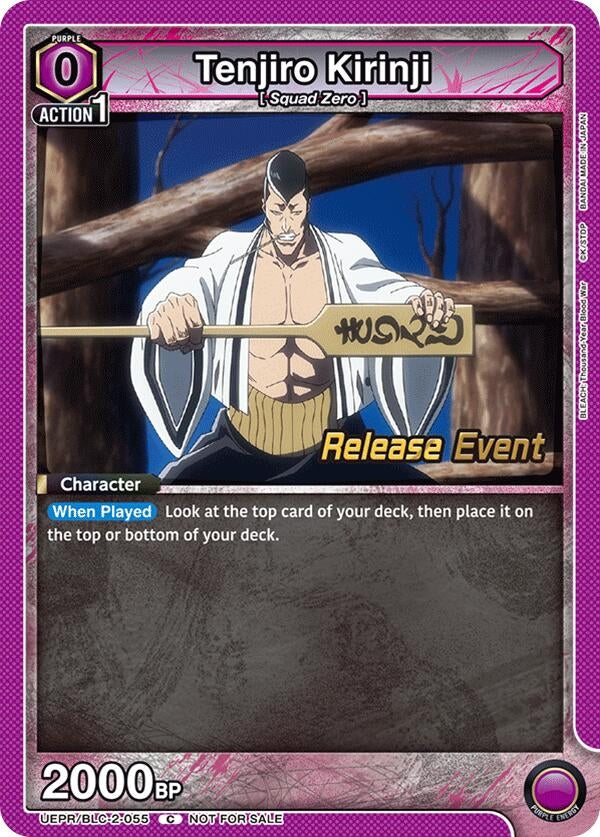 Image for Tenjiro Kirinji (UEPR/BLC-2-055) (UEX01BT: BLEACH: Thousand-Year Blood War Vol.2 Release Event Cards) (UEX01BT_RE) - Union Arena