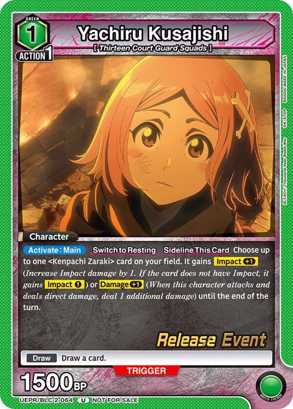 Image for Yachiru Kusajishi (UEPR/BLC-2-064) (UEX01BT: BLEACH: Thousand-Year Blood War Vol.2 Release Event Cards) (UEX01BT_RE) - Union Arena