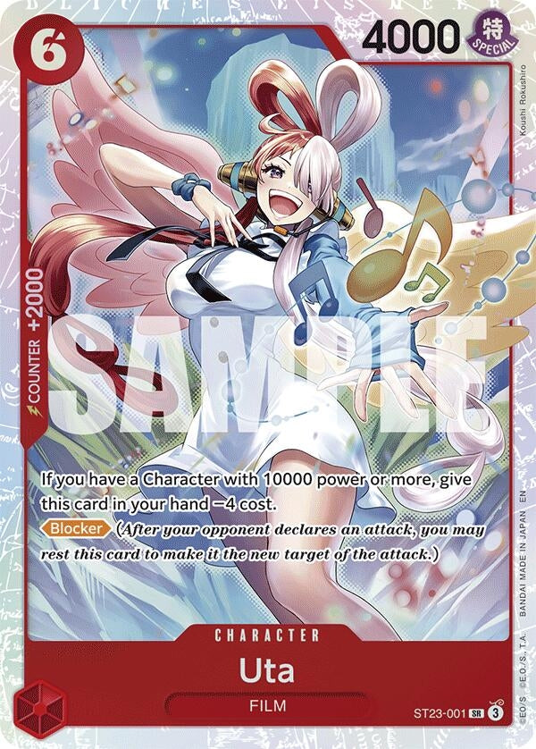Image for Uta (ST23-001) (Starter Deck 23: RED Shanks) (ST-23) - One Piece Card Game