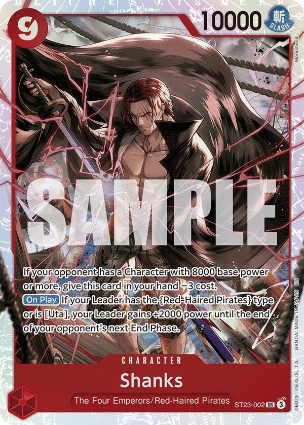 Image for Shanks (002) (ST23-002) (Starter Deck 23: RED Shanks) (ST-23) - One Piece Card Game