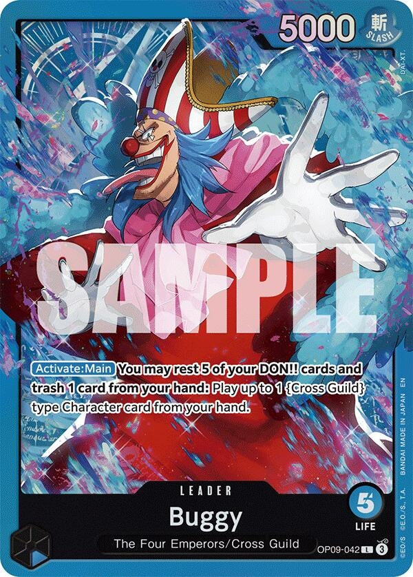 Image for Buggy (OP09-042) (OP09-042) (Starter Deck 25: BLUE Buggy) (ST-25) - One Piece Card Game