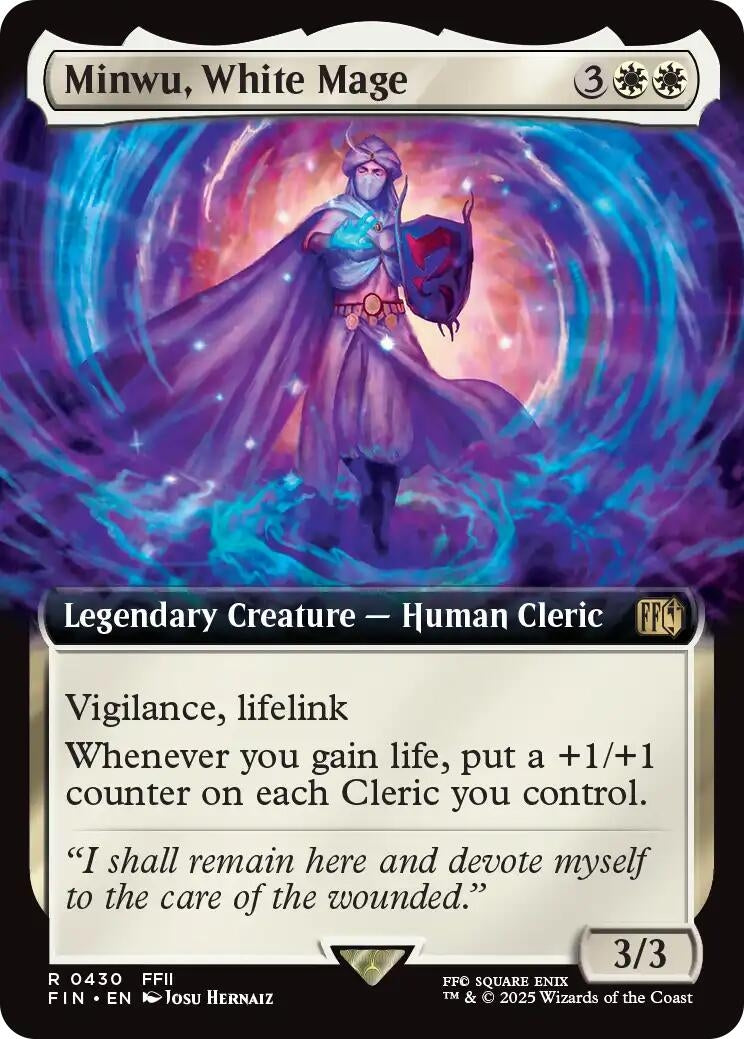 Minwu, White Mage (Extended Art) (430) (FINAL FANTASY)