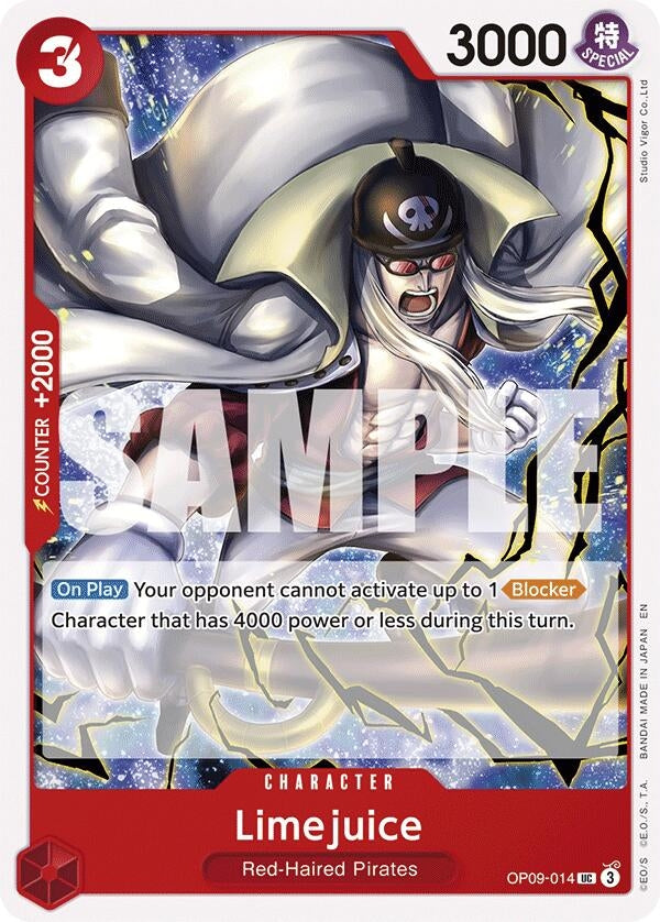 Image for Limejuice (Reprint) (OP09-014) (Starter Deck 23: RED Shanks) (ST-23) - One Piece Card Game