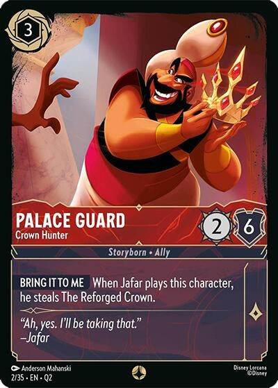 Image for Palace Guard - Crown Hunter (2/35) (Illumineer's Quest: Palace Heist) (Q2) - Disney Lorcana