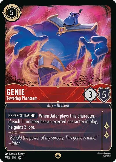 Image for Genie - Towering Phantasm (7/35) (Illumineer's Quest: Palace Heist) (Q2) - Disney Lorcana