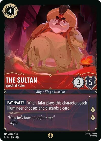 Image for The Sultan - Spectral Ruler (8/35) (Illumineer's Quest: Palace Heist) (Q2) - Disney Lorcana