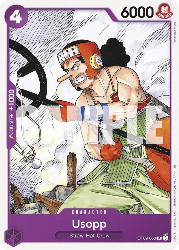 Image for Usopp (Reprint) (OP09-063) (Starter Deck 26: PURPLE/BLACK Monkey.D.Luffy) (ST-26) - One Piece Card Game
