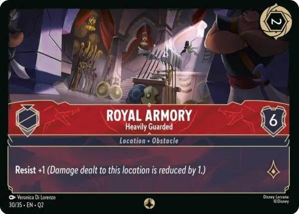 Image for Royal Armory - Heavily Guarded (30/35) (Illumineer's Quest: Palace Heist) (Q2) - Disney Lorcana