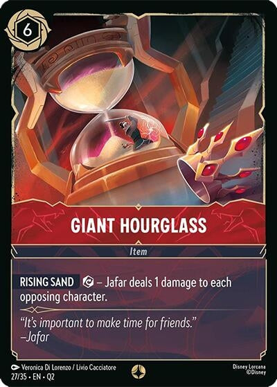 Image for Giant Hourglass (27/35) (Illumineer's Quest: Palace Heist) (Q2) - Disney Lorcana