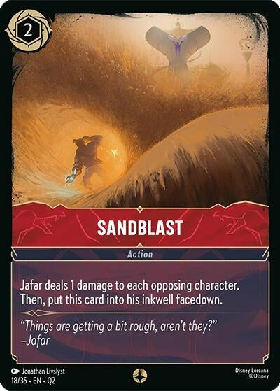 Image for Sandblast (18/35) (Illumineer's Quest: Palace Heist) (Q2) - Disney Lorcana